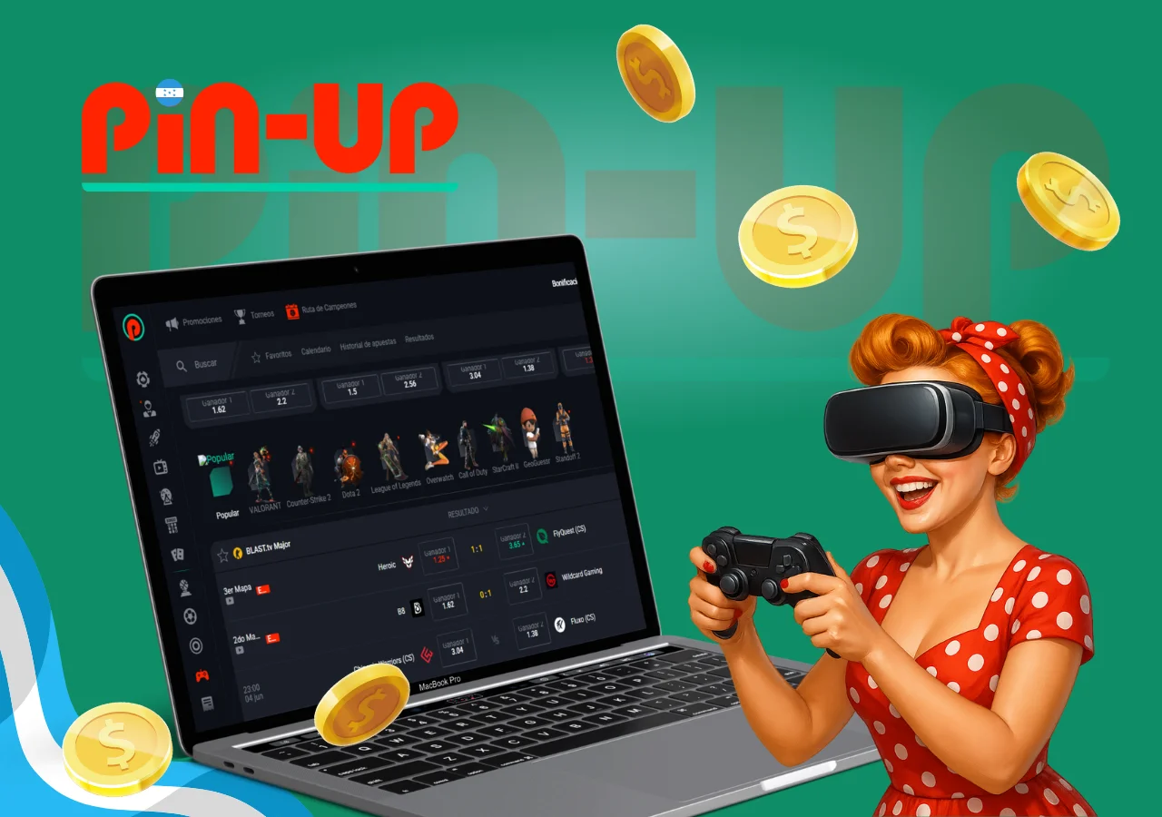 Disfruta del futbol virtual y las carreras al estilo Pin-Up
