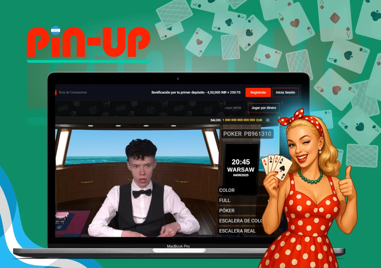 Partidas de poker online con graficos claros y juego fluido